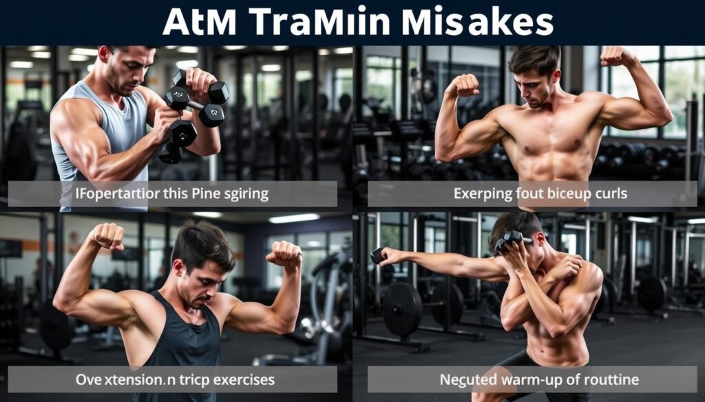 arm training mistakes